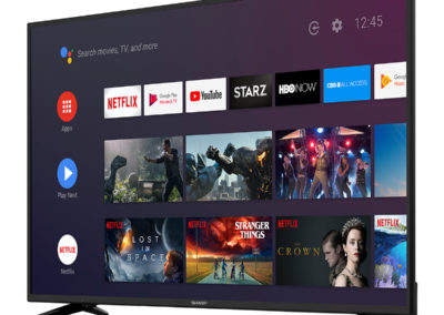 Sharp 55” Class 4K Ultra HD (2160P) Android Smart LED TV with Dolby Vision HDR