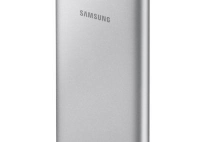 Samsung EB-P1100CSEGUS 10,000 mAh Portable Battery with USB-C Cable, Silver