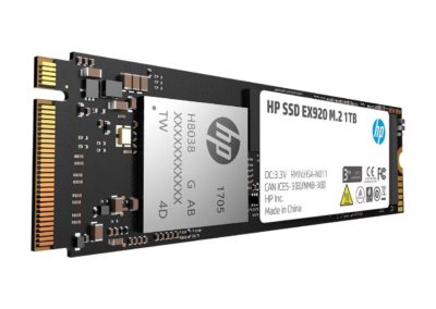 HP EX920 M.2 1TB PCIe 3.0 x4 NVMe 3D TLC NAND Internal Solid State Drive (SSD) 2YY47AA#ABC