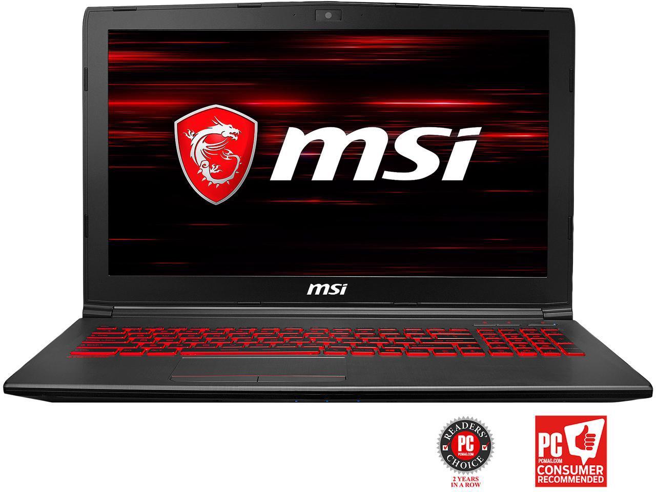 15 6 MSI GV62 Laptop With 8th Gen Intel Core I7 NVIDIA GeForce GTX 