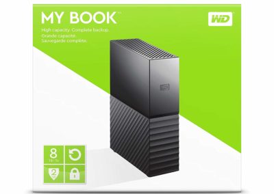 WD 8TB My Book Desktop External Hard Drive, USB 3.0 - WDBBGB0080HBK-NESN