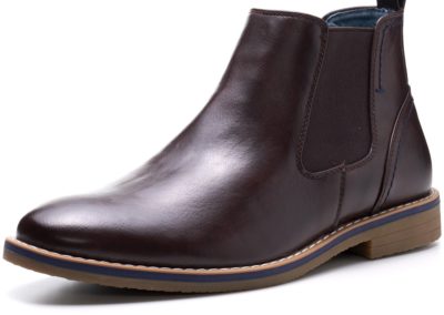 Alpine Swiss Mens Owen Chelsea Boots Pull Up Ankle Boot Genuine Leather Lined