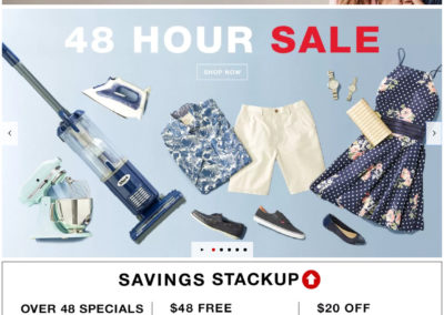 Macy's $20 off a $48+ Purchase Coupon code: HOUR48