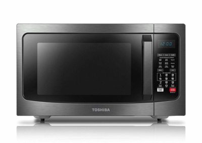 Toshiba EC042A5C-BS Microwave Oven with Convection Function Smart Sensor and LED Lighting 1.5 Cu.ft Black Stainless