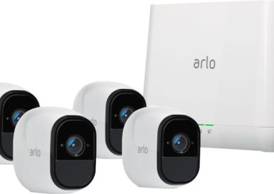 Arlo Pro VMS4430-100NAS 4-Camera Indoor/Outdoor Wireless 720p Security Camera System - White