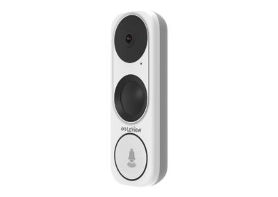 LaView LV-PDBONLO3R ONE Halo 3MP 2K HD Smart Video IP Doorbell Camera WiFi 5GHz, 180° Vertical FOV, IP65, Starlight Color Night Vision, PIR Thermal Detection, 8-24VAC - 2nd Generation
