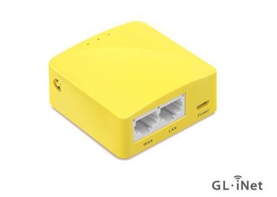 GL.iNet GL-MT300N-V2 Mini Travel Router, Repeater Bridge, 300Mbps High Performance, 128MB RAM, OpenVPN Client, Tor Compatible