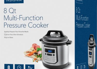 Insignia NS-MC80SS9 8-Quart Multi-Function Pressure Cooker in Stainless Steel