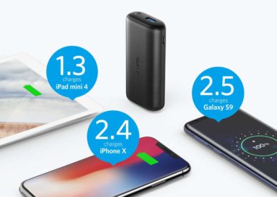 Anker PowerCore 10000 Redux, Ultra-Small Power Bank, 10000mAh Portable Charger
