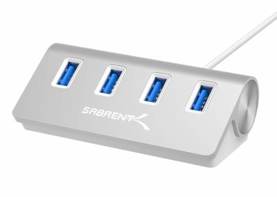 Sabrent Premium 4 Port Aluminum USB 3.0 Hub