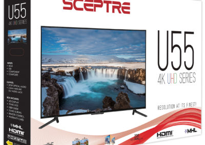 Sceptre U550CV-U 55 Inch 4K Ultra HD LED TV