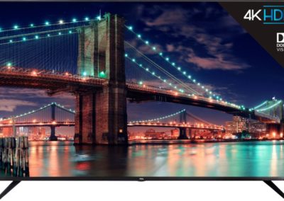 TCL 75 Inch 4K UHD LED TV with HDR and Roku