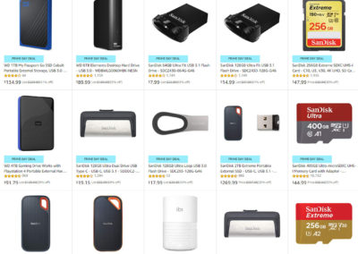 Save Big on Select SanDisk and WD Storage and Memory Products with Amazon Prime