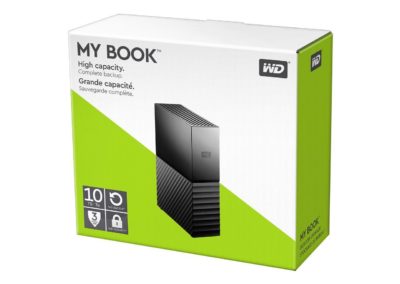 WD My Book 10TB USB 3.0 External Desktop Hard Drive WDBBGB0100HBK-NESN Black
