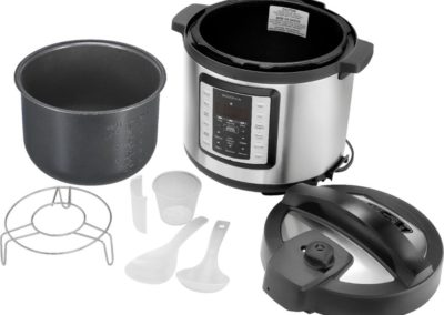 Insignia NS-MC60SS9 6-Quart Multi-Function Pressure Cooker in Stainless Steel