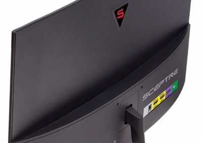 Sceptre 24" Curved 144Hz Gaming LED Monitor Edge-Less AMD FreeSync DisplayPort HDMI, Metal Black 2019 (C248B-144RN)