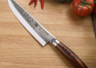 Professional Damascus Chefs Knife, 67-layer Handmade 8" Damascus Chef Knife, Japanese VG10 Super Steel Core