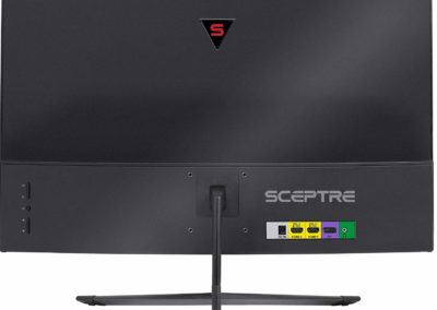 Sceptre 24" Curved 144Hz Gaming LED Monitor Edge-Less AMD FreeSync DisplayPort HDMI, Metal Black 2019 (C248B-144RN)