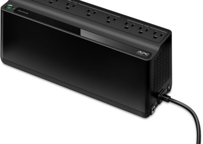 APC Back-UPS BE Series 900VA Desktop Battery Backup & Surge Protector w/ USB, 9 Outlets (BN900M)