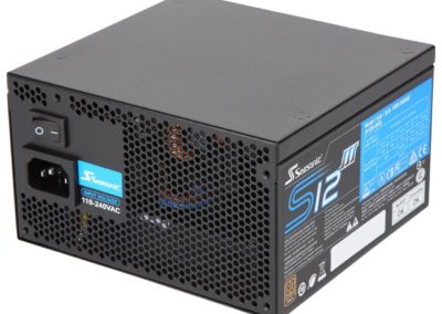 Seasonic S12III 500 SSR-500GB3 500W 80+ Bronze Power Supply, ATX12V & EPS12V, Direct Output, Smart & Silent Fan Control, 5 yr Warranty