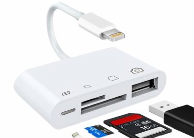 4 in 1 Memory Card Reader Adapter for iPhone and iPad