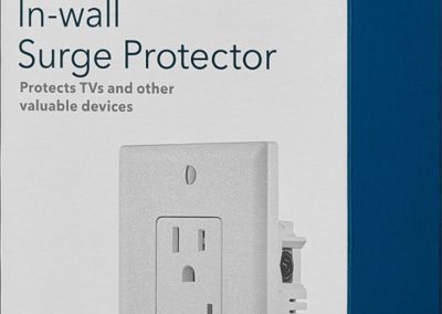 Insignia NS-HW120S18 2-Outlet In-Wall Surge Protector in White