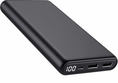 Xooparc Portable Charger 24800mAh High Capacity Power Bank Enhanced External Battery Packs Charger Dual Output with LCD Digital Display Charging Portable Phone Charger for Smartphone, Android,Tablet and More