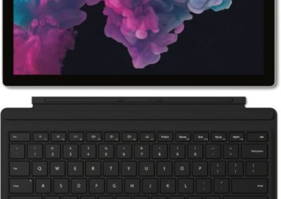 Touchscreen 12.3" Microsoft Surface Pro PGJ-00001 with Black Keyboard, Intel Core M3-7Y30, 4GB RAM, 128GB SSD