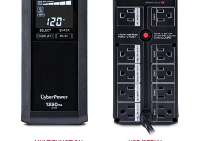 CyberPower 1350VA CP AVR Uninterruptible Power Supply with LCD Display