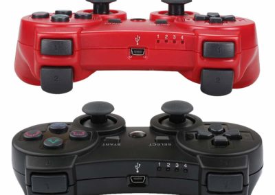 PS3 Controller Wireless 2 Pack Double Shock Gamepad for Playstation 3