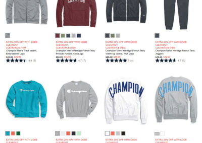 Champion 20% off Clearance