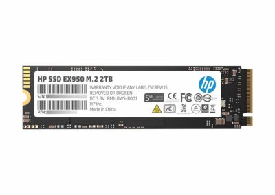 HP EX950 M.2 2TB PCIe 3.1 x4 NVMe 3D TLC NAND Internal Solid State Drive (SSD) 5MS24AA#ABC HPEX9502TB 193424202324