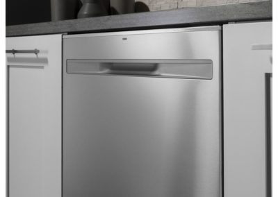 GE GDP615HSMSS 24 in. Top Control Built-In Tall Tub Dishwasher in Stainless Steel with Steam Prewash, 50 dBA