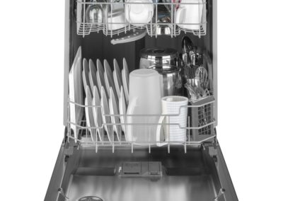 GE GDP615HSMSS 24 in. Top Control Built-In Tall Tub Dishwasher in Stainless Steel with Steam Prewash, 50 dBA