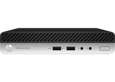 HP ProDesk 405 G4 - mini desktop - Ryzen 5 Pro 2400GE 3.2 GHz - 8 GB - 256 6VC52UT#ABA