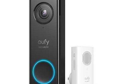 eufy Security Wi-Fi Video Doorbell, 2K Resolution, Real-Time Response, No Monthly Fees, Secure Local Storage, Free Wireless Chime (Requires Existing Doorbell Wires, 16-24 VAC, 30 VA or above)