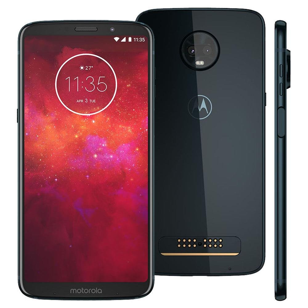 Moto Z3 Play Unlocked Android Smart Phone with 6