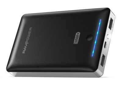 Portable Charger RAVPower 16750mAh Power Bank, Time-Tested USB Battery Pack with Dual 2.0 USB Ports/Flashlight, 4.5A Max Output Cell Phone Charger Battery for iPhone/Android Devices
