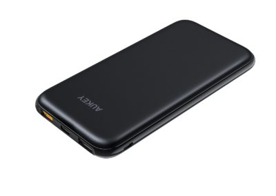 AUKEY Power Delivery Power Bank, 10000mAh PD Power Bank, Slimline 18W USB-C Portable Charger with Quick Charge 3.0 Compatible iPhone Xs/XS Max, Pixel, Samsung, Nintendo Switch etc.