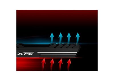 XPG GAMMIX D10 16GB (2 x 8GB) 288-Pin DDR4 3000 CL16 SDRAM Heatsink (PC4 24000) Desktop Memory AX4U300038G16A-DB10