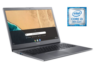 Acer Chromebook 715, 15.6" Full HD Touchscreen, Intel Core i3-8130U, 4GB DDR4, 128GB eMMC CB715-1WT-39HZ NX.HPQAA.001