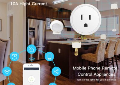 Smart Plug - Aoycocr Mini WIFI Switch Works With Alexa, Google Home & IFTTT, Remote Control Outlet with Timer Function, ETL/FCC/Rohs Listed Socket, White(4 Pack)