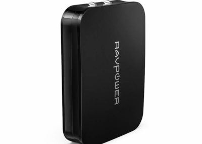 RAVPower USB Wall Charger [GaN Tech], RAVPower 45W PD USB-C Charger Type-C Power Delivery Adapter, Ultra-Compact Compatible with iPhone 11/ Pro/Max, MacBook, Dell Xps 15 13, iPad Pro 2018 and More(Black)