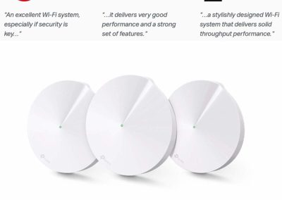 TP-Link (Deco M5) AC1300 Whole Home Mesh Wi-Fi System - Replace Wi-Fi Router and Range Extenders, Simple Setup, Works with Amazon Alexa, Up to 3,800 sq. ft. Coverage (2-Pack)
