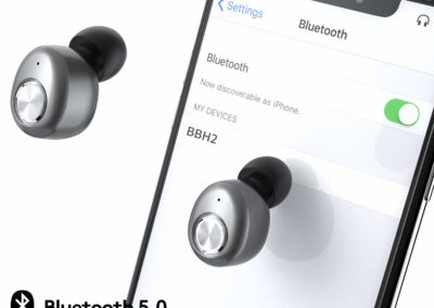 Wireless-Earbuds, BALFER True Wireless-Bluetooth-Earbuds TWS Headphones in-Ear Stereo Bluetooth V5.0 Earphone Built-in High Definition Mic Rechargable