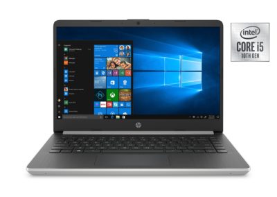 HP 14 Laptop, Intel Core i5-1035G1, 8GB SDRAM, 256GB SSD + 16GB Intel Optane memory, Natural Silver, 14-dq1039wm