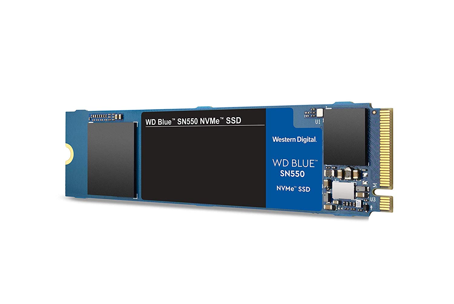 1TB WD Blue SN550 M.2 Gen3 x4 PCIe NVMe Internal SSD with 3D NAND for