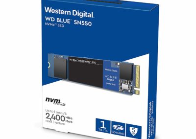 WD Blue SN550 1TB NVMe Internal SSD - Gen3 x4 PCIe 8Gb/s, M.2 2280, 3D NAND, Up to 2,400 MB/s - WDS100T2B0C